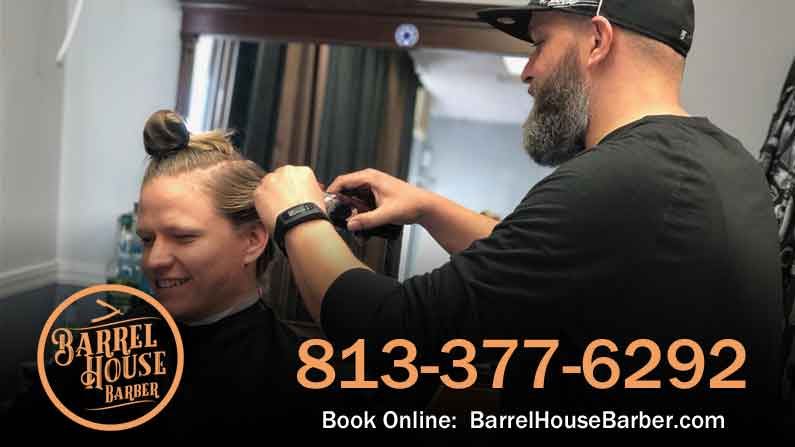 BarrelHouse Barber Lounge interior