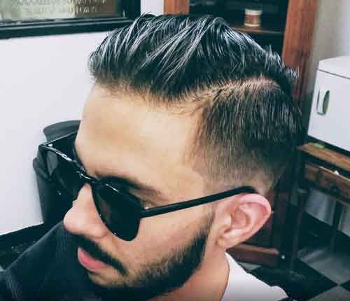 Textured top with fade